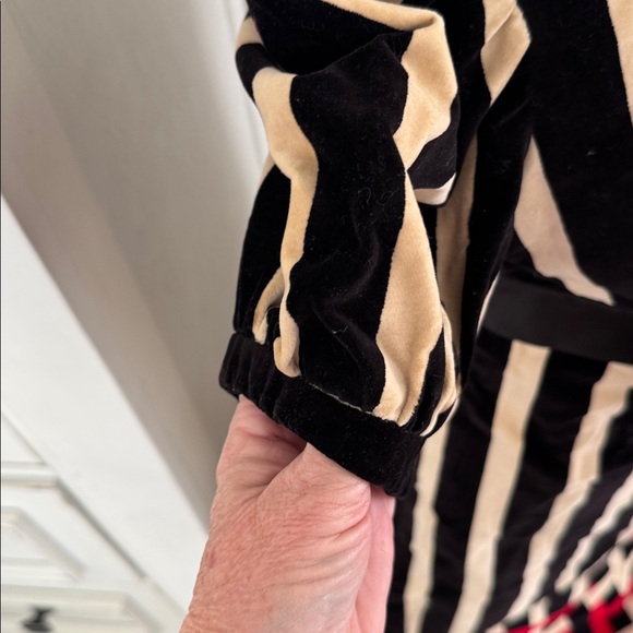 Vintage 1970 silk velvet dress - Picture 7 of 7